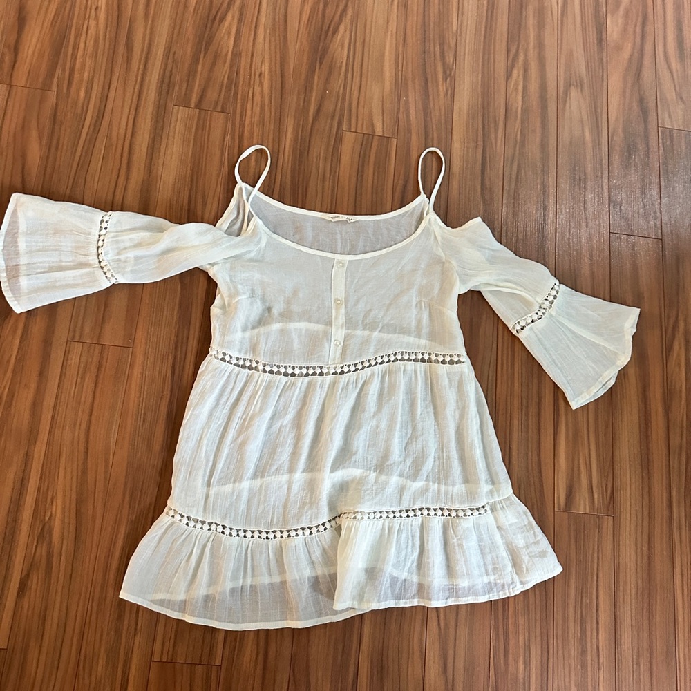 Bluenotes White Boho Blouse